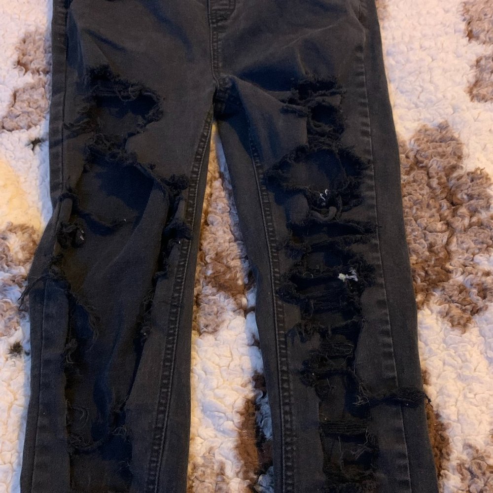 streetwear society ripped black jeans